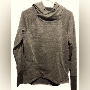 Avalanche Gray Cotton Hoodie size Meidum